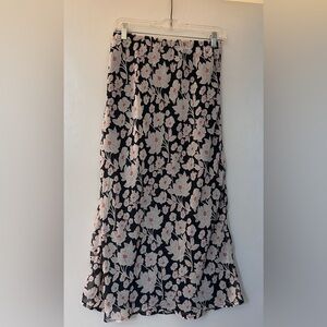 FARROW Lydia Floral Midi Skirt, Sz M